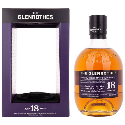 Glenrothes 18 Year Old Whisky 70cl With Gift Box
