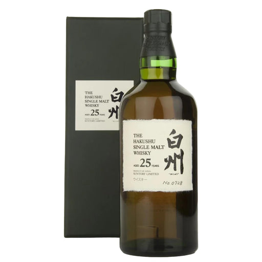 Suntory Hakushu 25 Year Old Whisky Gift Boxed