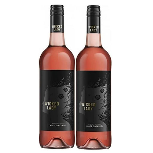 Wicked Lady White Zinfandel Rose Duo 2 x 75cl