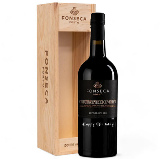 Fonseca Crusted Port Happy Birthday Engraved
