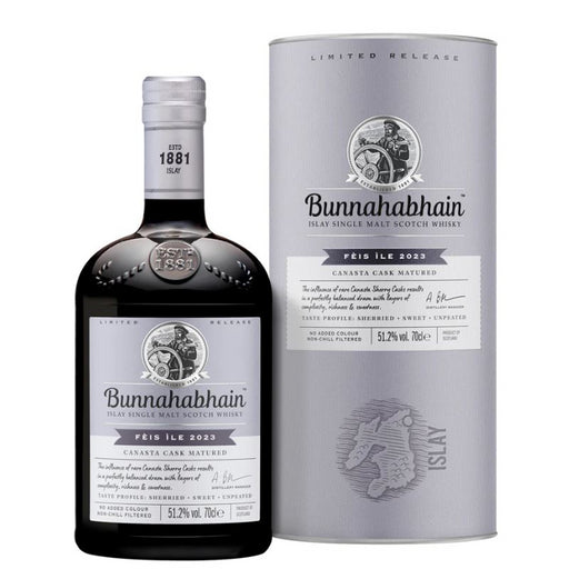 Bunnahabhain Canasta Cask Matured Feis Ile 2023 Whisky 70cl 51.2% ABV
