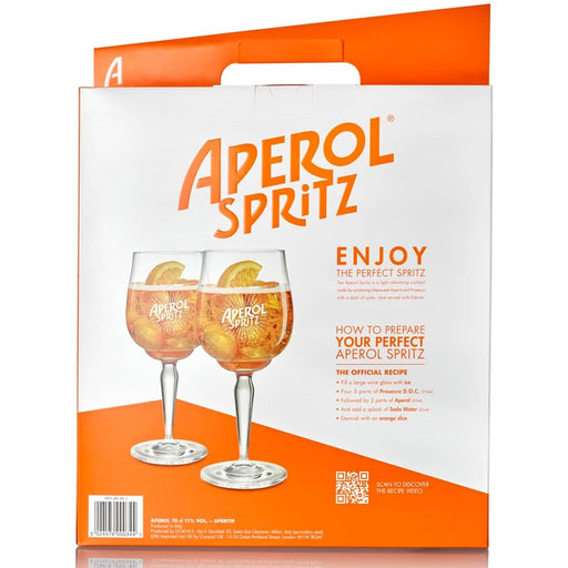 Aperol Spritz Gift Pack Including Aperol & 2 Aperol Spritz Glasses