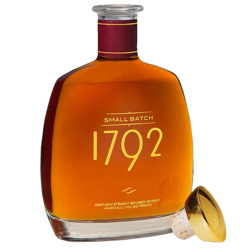 bottle of 1792 small batch Kentucky straight bourbon