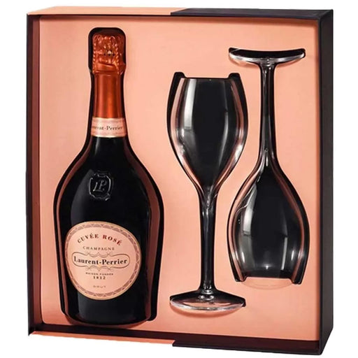 Laurent-Perrier Rose Champagne Two Glass Gift Set 75cl