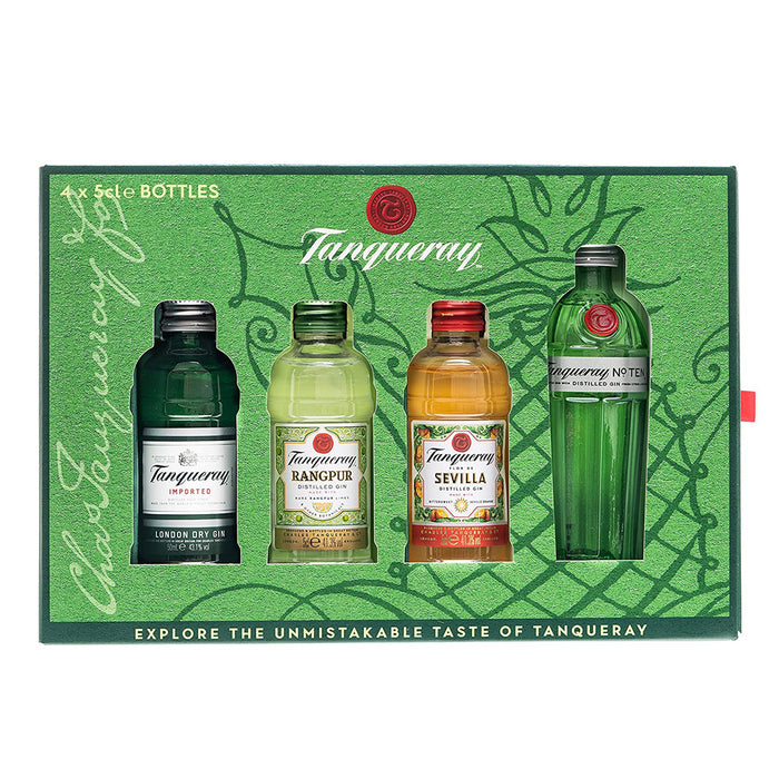 Tanqueray Exploration Miniature Gin Gift Pack 4x5cl