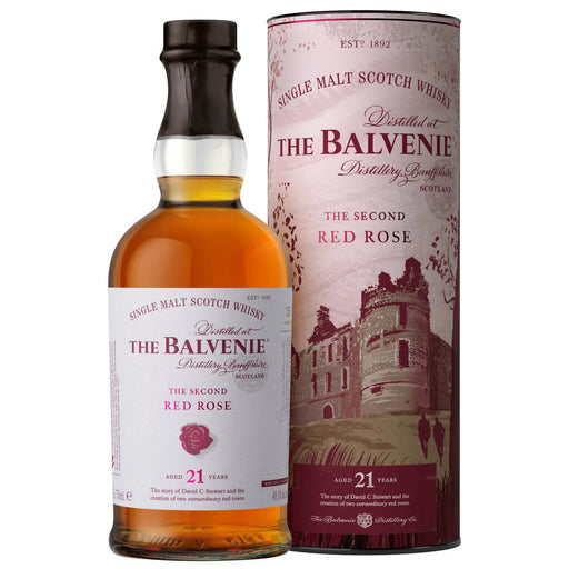 Balvenie The Second Red Rose 21 Year Old Whisky 70cl