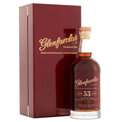 Glenfarclas 53 Year Old Whisky Special Bottling In Decanter 70cl