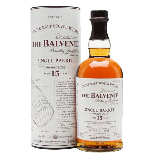 Balvenie Single Barrel 15 Year Old Sherry Cask Whisky 70cl