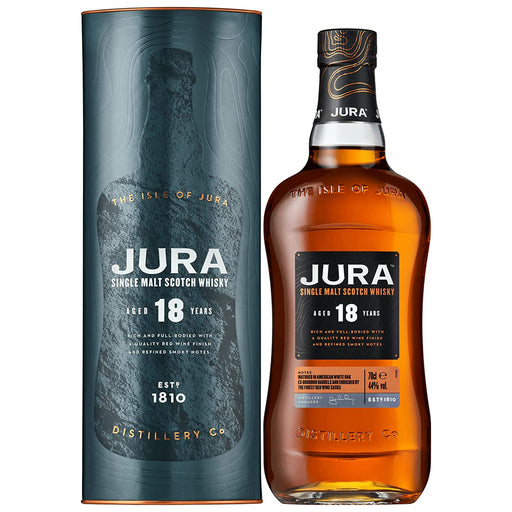 Jura 18 Year Old Whisky 70cl with Gift box