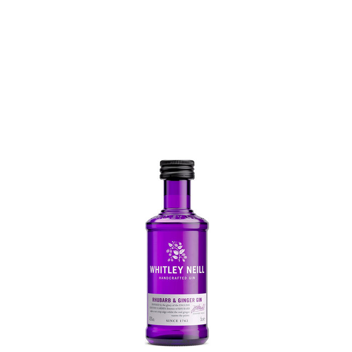 Whitley Neill Rhubarb and Ginger Gin Miniature 5cl