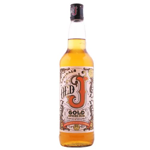 Old J Spiced Rum 70cl Gold