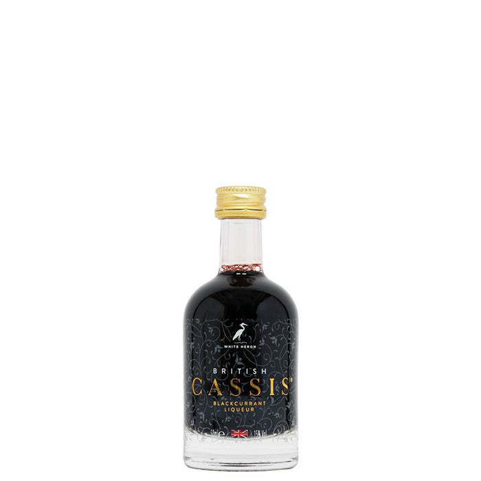 British Cassis Blackcurrant Liqueur Miniature 5cl
