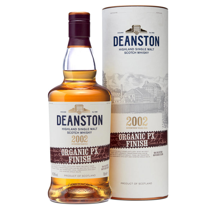 Deanston 2002 - 17 Year Old - Organic PX Cask Finish Whisky 70cl