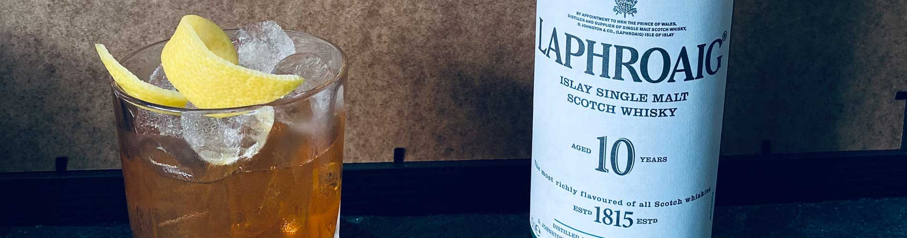 Laphroaig Whisky Laver Salt Old Fashioned Cocktail
