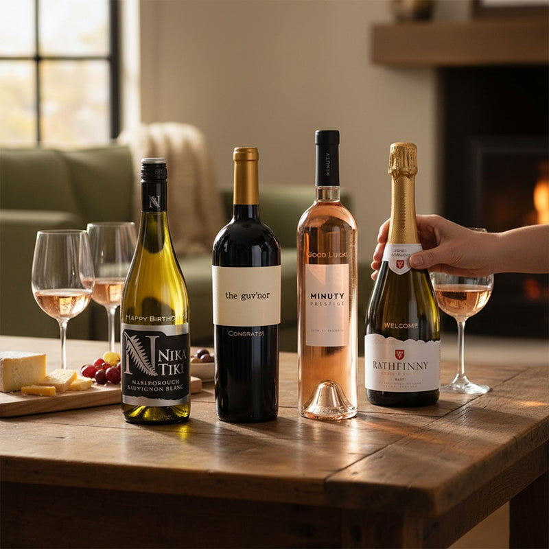 Personalised Engraved Bottles Of Wine