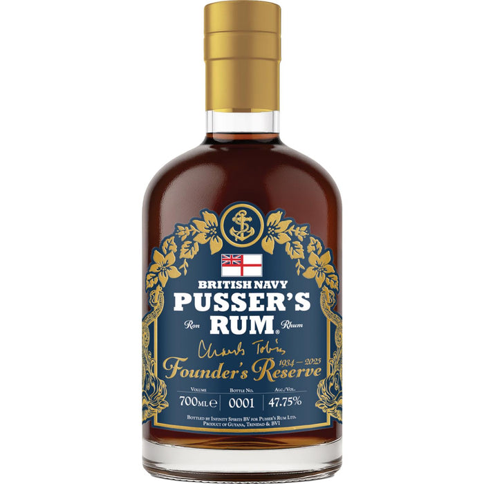 Pusser's Charles Tobias Founders Reserve Limited Edition Rum 70cl