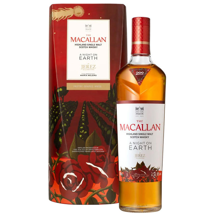 Bottle Of Macallan Night On Earth In Jerez Whisky Gift Boxed