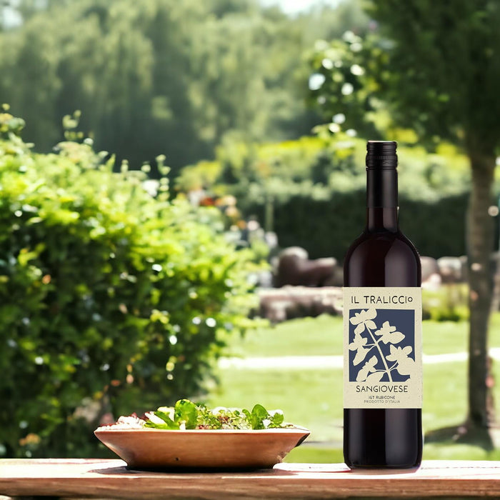 Enjoy Red Wine In The Garden During Summer
