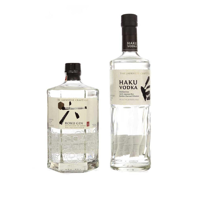 House Of Suntory Duo - Haku Vodka & Roku Gin 70cl