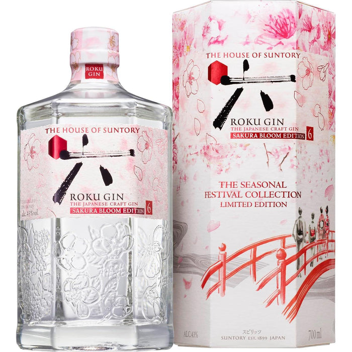 Suntory Roku Sakura Bloom Gin Gift Boxed