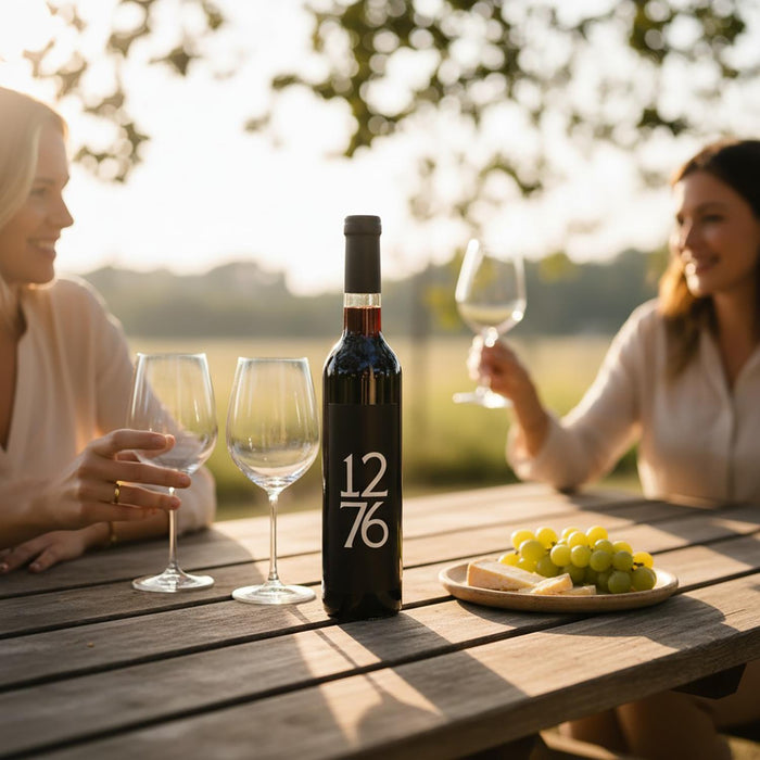 Enjoying Evolution 1276 Blueberry Ice Wine In The Garden