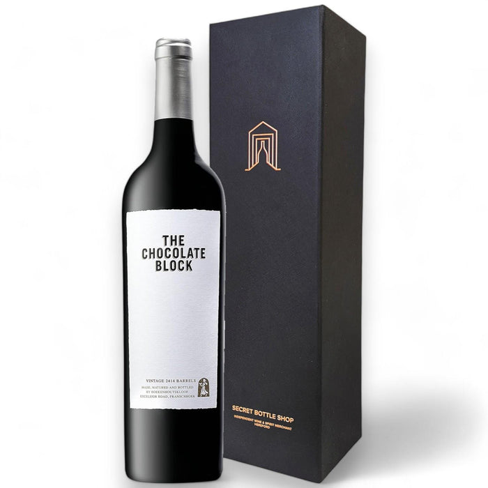 The Chocolate Block Red Wine Gift Boxed