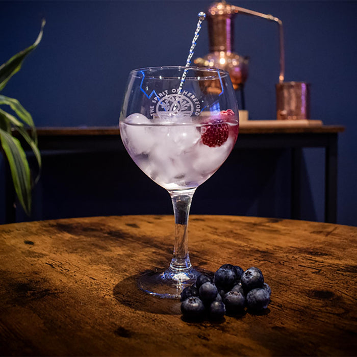 Glass Of Rockfield Blueberry Gin