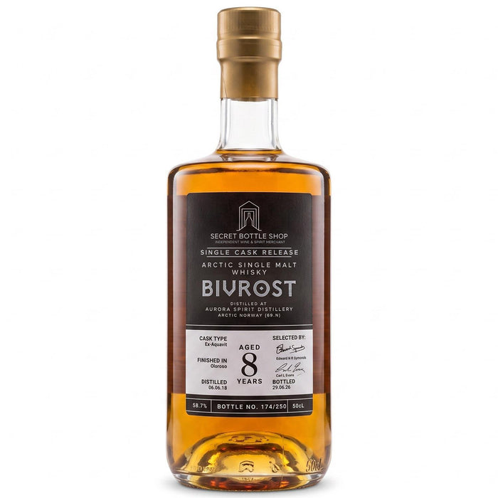 Bivrost 8-Year-Old Ex-Aquavit Single Cask Whisky 50cl