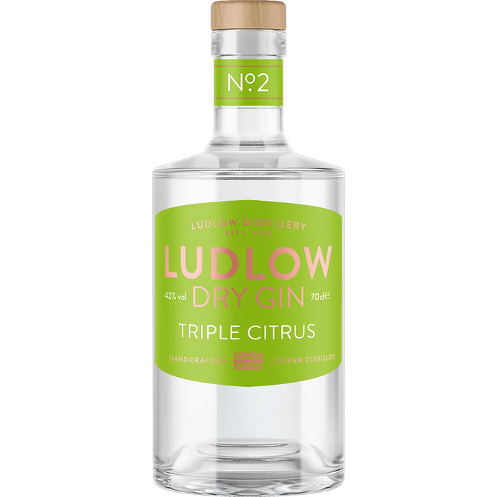 Ludlow Dry Gin Triple Citrus 70cl
