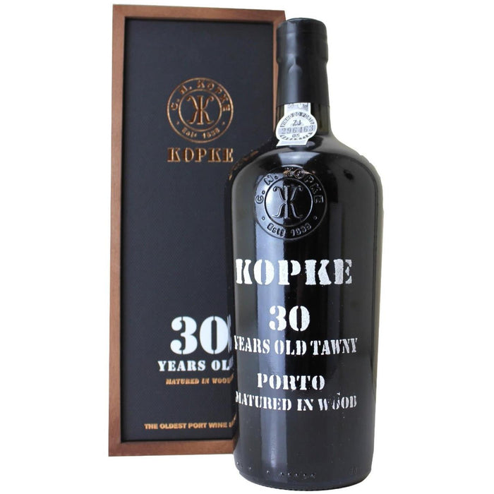 Kopke 30 Year Old Tawny Port In Wooden Gift Box 75cl