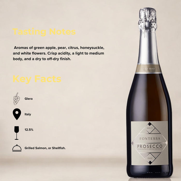 Fontessa Prosecco Gift Boxed 75cl