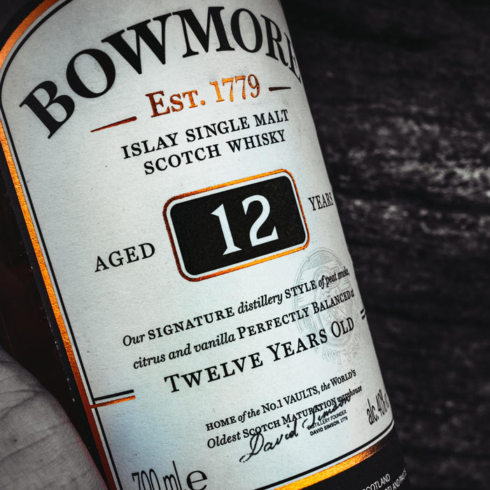 12 Year Old Whisky Label