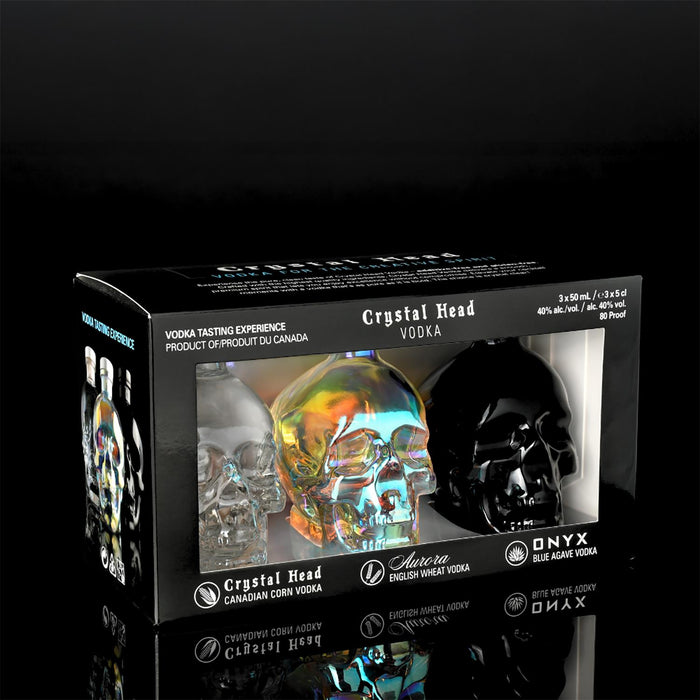 Crystal Head Vodka Trio Tasting Miniatures 3x5cl