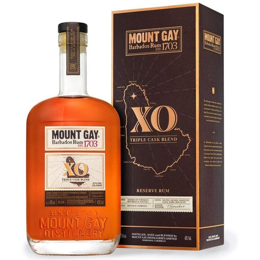 Mount Gay XO Triple Cask Blend Rum Gift Boxed