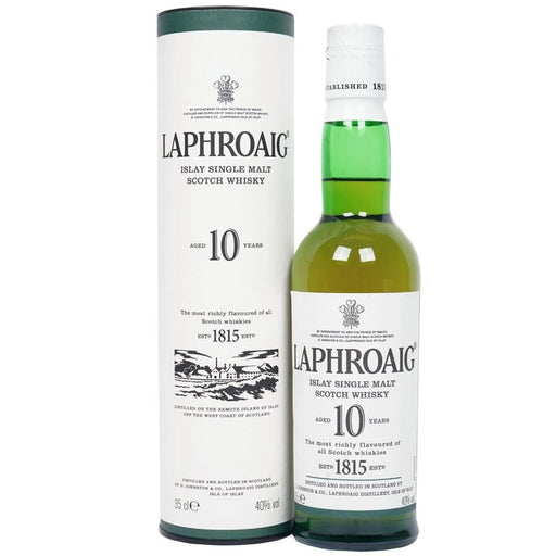 Half Bottle Of Laphroaig 10 Year Old Whisky