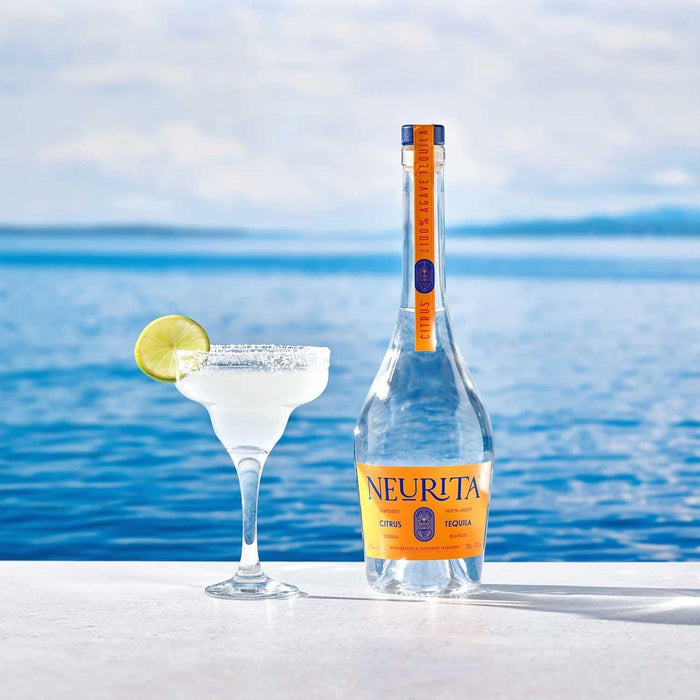 Enjoy Cocktails Made With Neurita Citrus Tequila By The Sea