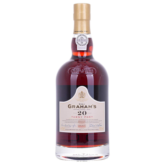 Graham's 20 Year Old Tawny Port In Branded Gift Tube 75cl