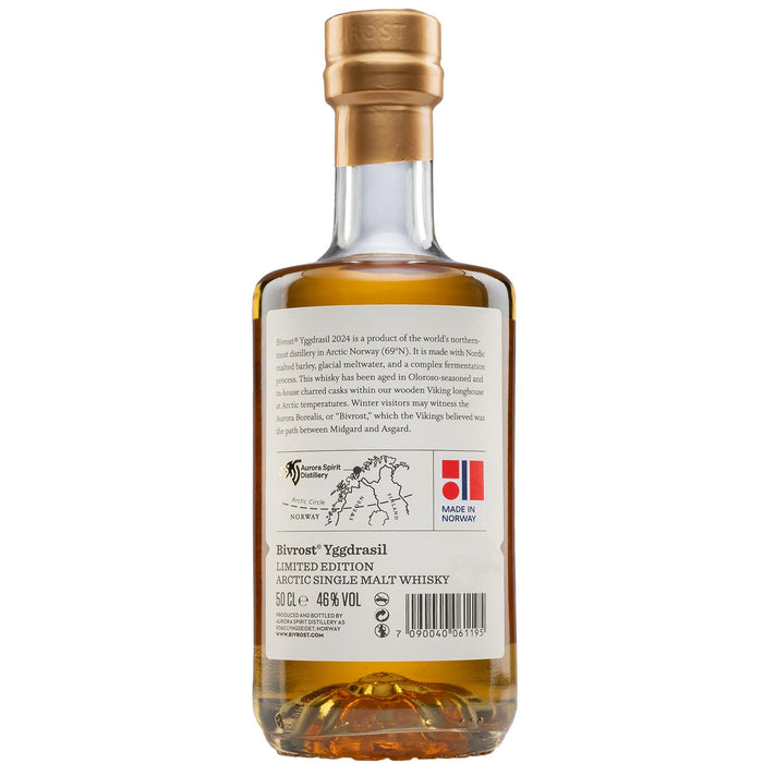 Back Of Bivrost Yggdrasil Whisky 2025 Release