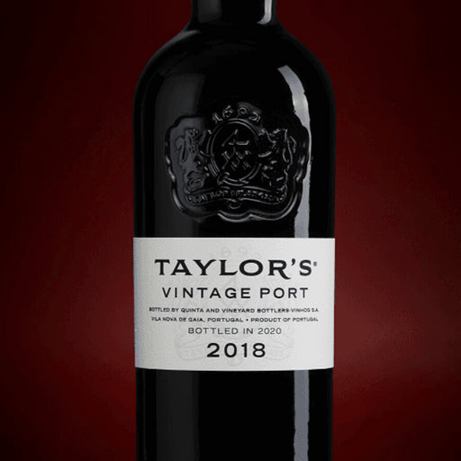 Taylors Vintage Port 2018 Label