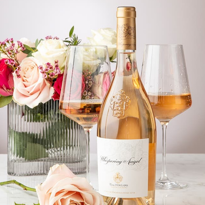 Whispering Angel Rose Congratulations Engraved 75cl