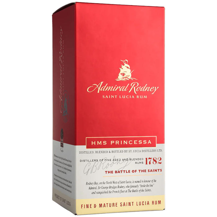 Admiral Rodney HMS Princessa Rum Gift Box
