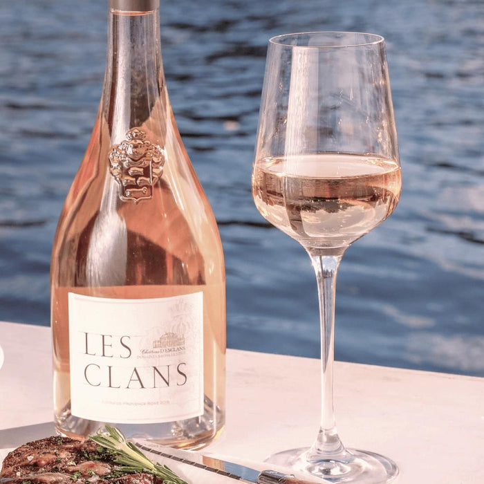 Chateau D'Esclans Les Clans Rose Wine By The Pool