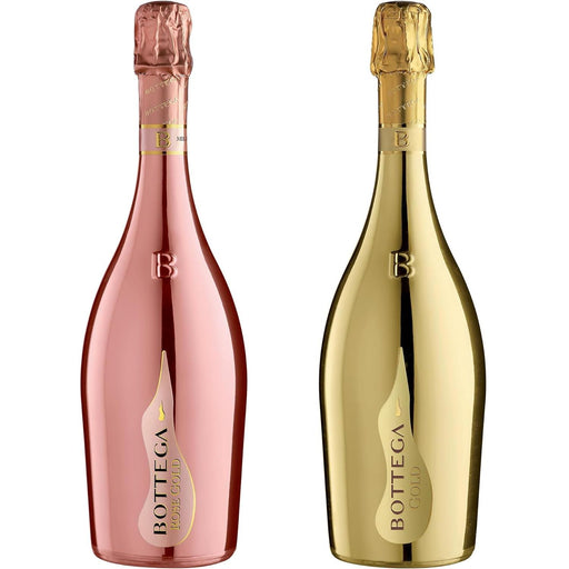 Bottega Gold & Rose Prosecco Duo