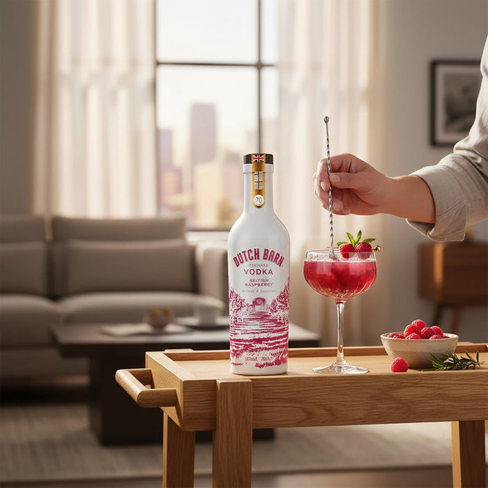 Dutch Barn Vodka British Raspberry Cocktail
