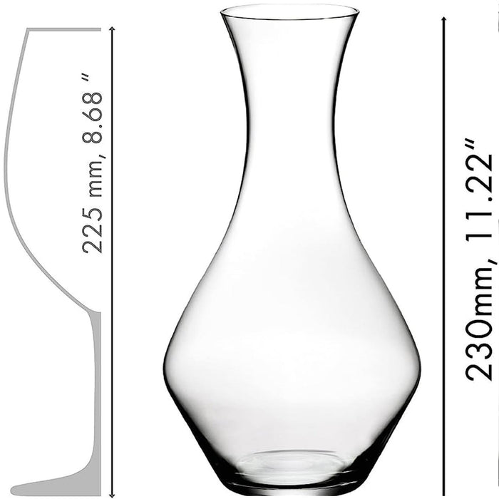 Riedel Cabernet Decanter Size