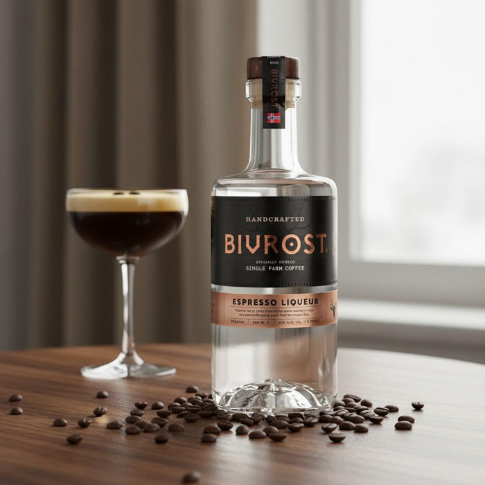 Bivrost Espresso Liqueur With Cocktail