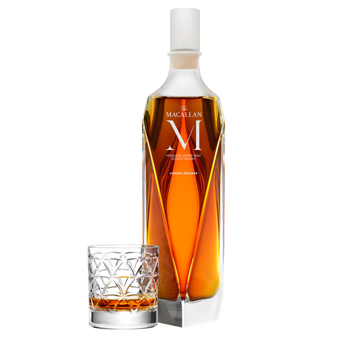 Macallan M Decanter Whisky 2022 & Glass
