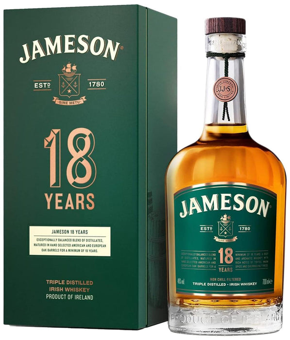 Jameson 18 Year Old Whiskey 70cl