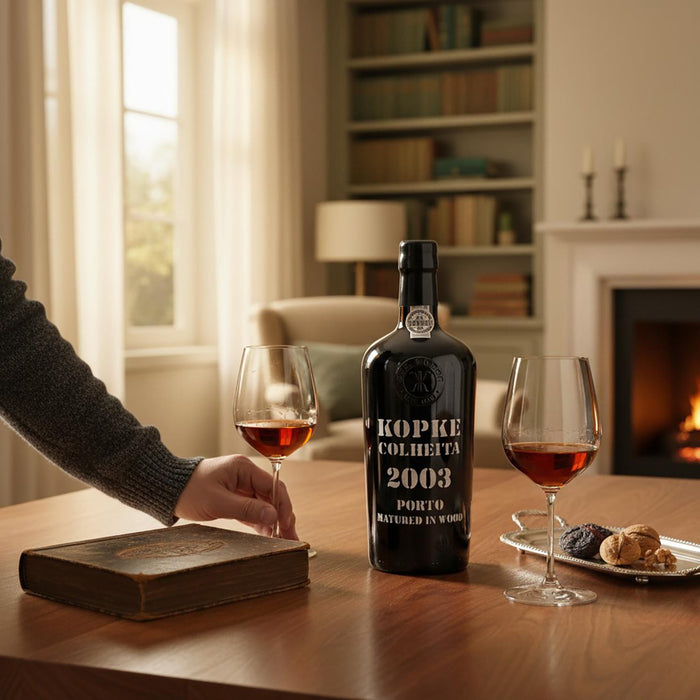 Enjoying Kopke Colheita Port 2003 With Sweet Treats