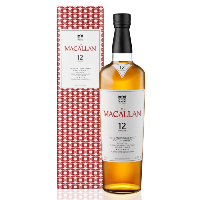 Macallan 12 Year Old Double Cask Whisky & Glass  70cl